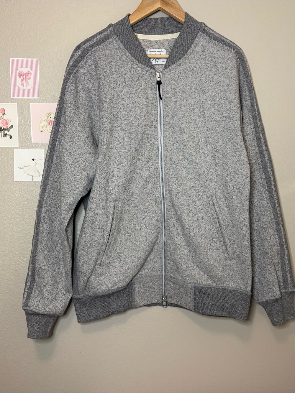 Adidas X Reigning Champ Track Jacket grey large casual athletic collab rare